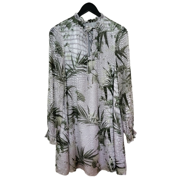 Ted Baker London Glimmah  Highland Swing Mini Dress Size US 4- 6 - Picture 3 of 15